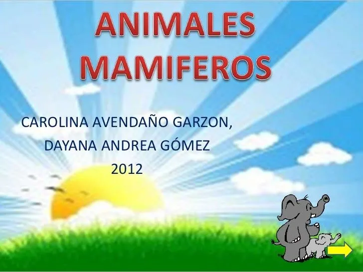 los animales mamiferos