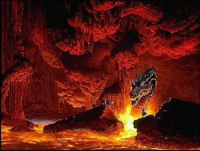 Animales mitologicos: Dragones de fuego o dragones rojos