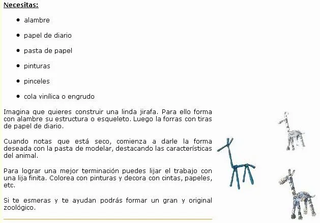 Jirafa de Papel Mache | Manualidades Infantiles