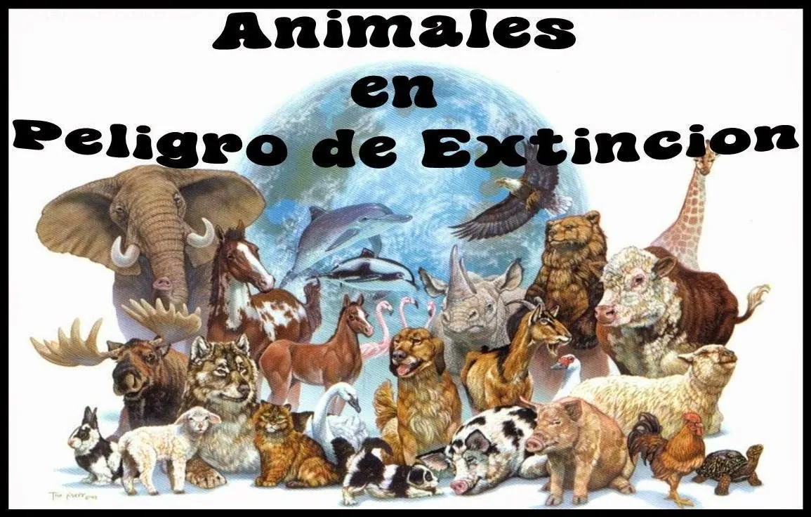 animales en peligro de extincion