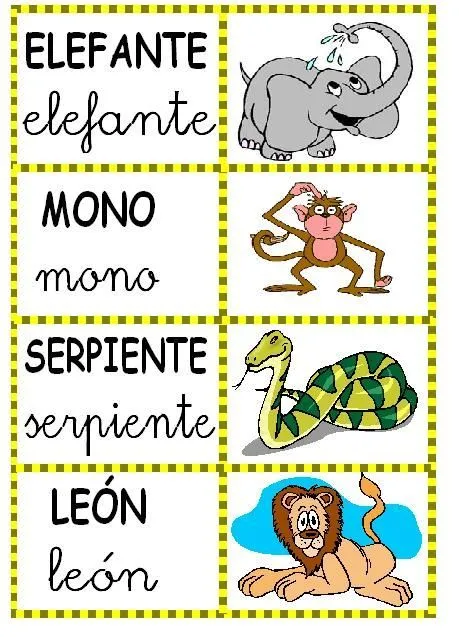 Animales salvajes para niños - Imagui