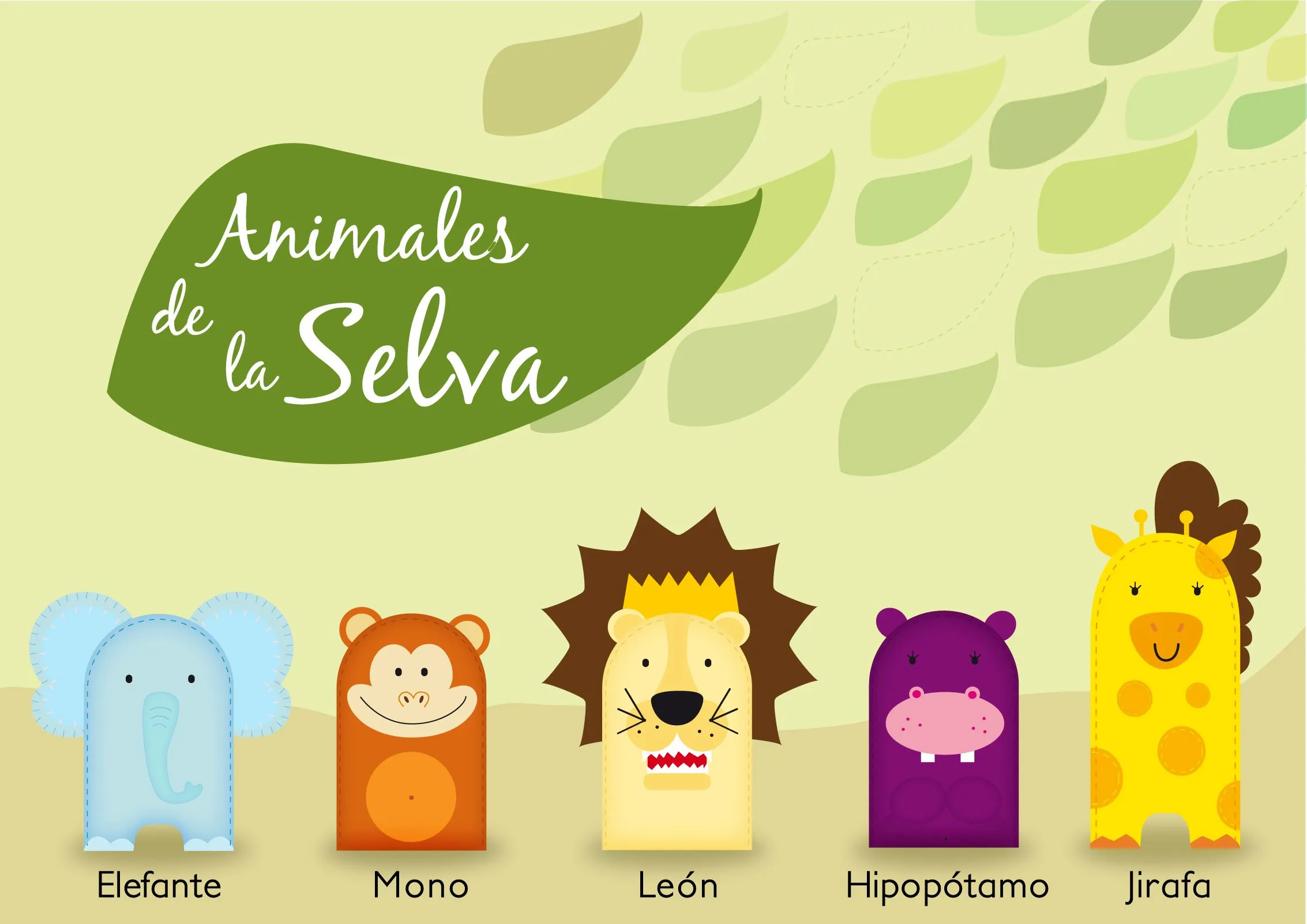 Animales De La Selva Para Colorear | Graffiti Graffiti