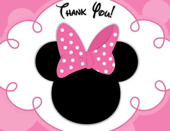 Animals For > Minnie Mouse Face Outline Pink