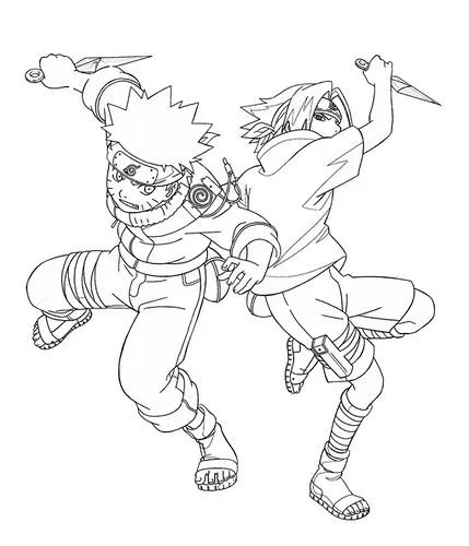 Anime Para Colorear Naruto