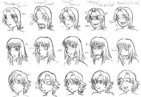 Anime Expressions by ~Akagamii on deviantART