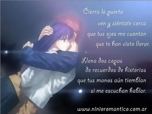 Anime romantico..!!: Poemas romanticos anime ..!!