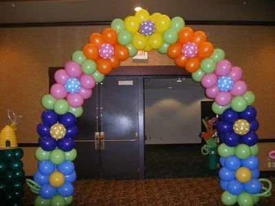 AnimeMonos: Como hacer un arco de globos casero