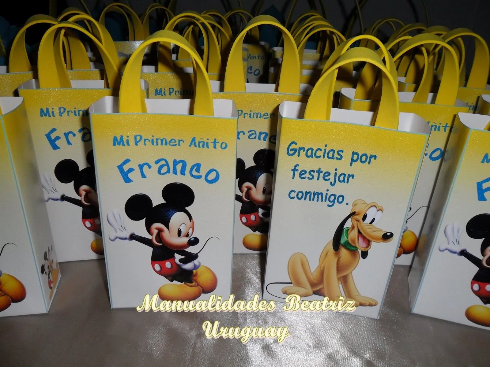 Primer Añito con Mickey y Pluto | Manualidades Beatriz