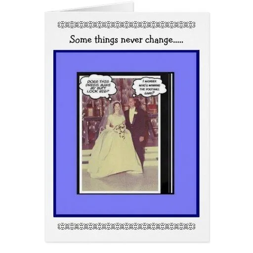 Aniversario de boda divertido - vintage tarjetas de Zazzle.