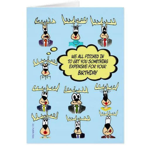 Aniversário engraçado - dez fanfarrões do grupo/co cartao | Zazzle