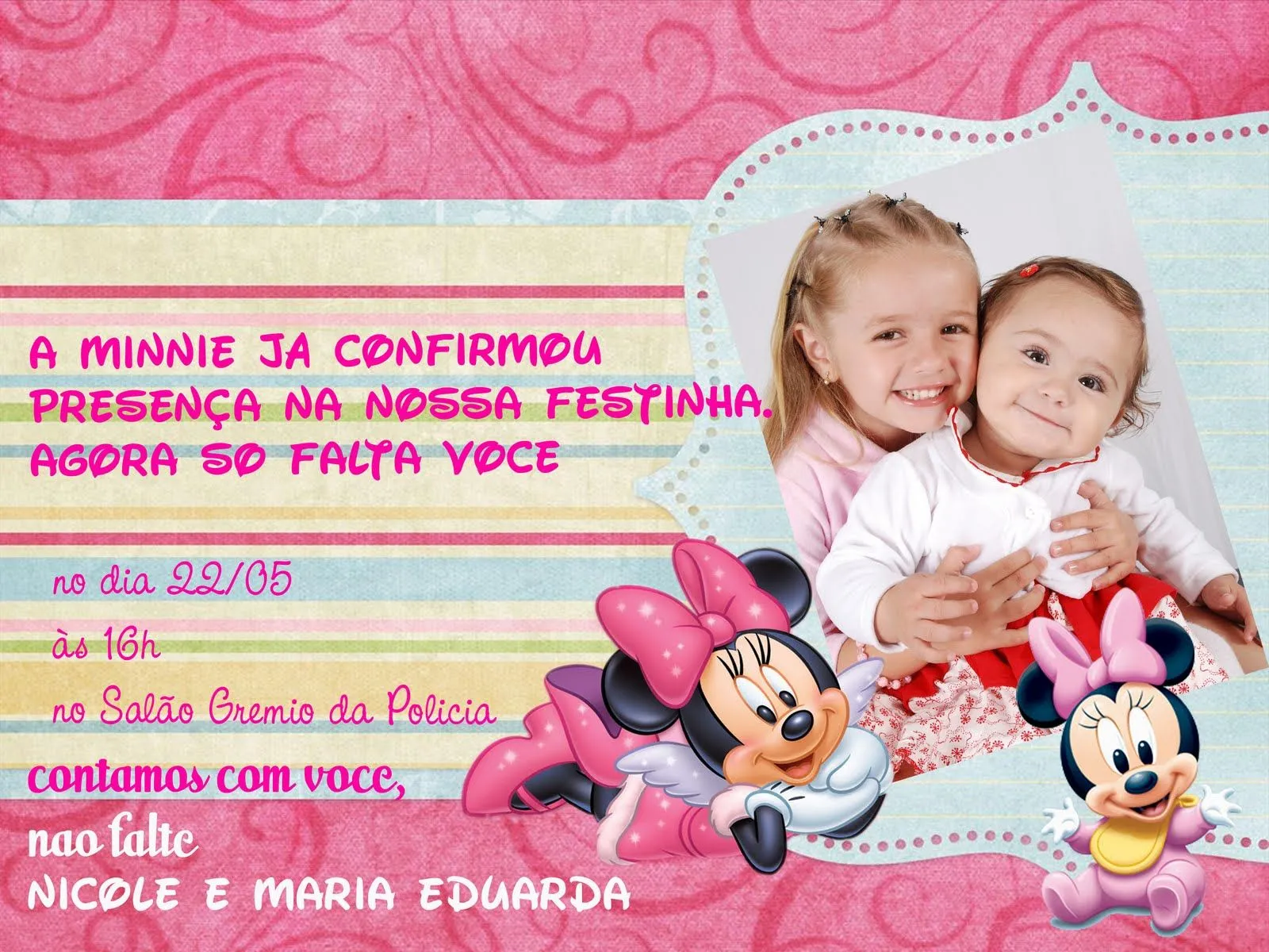  ... Aniversario Infantil Minnie Baby Wallpapers | Real Madrid Wallpapers