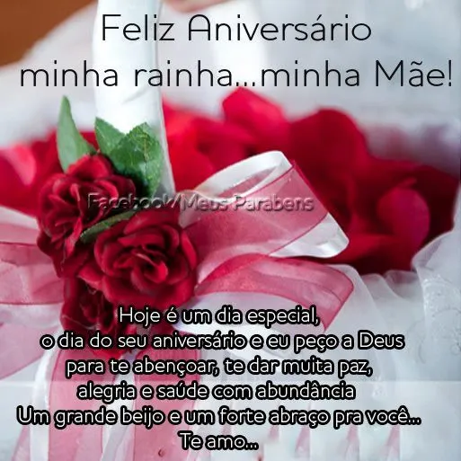 Aniversário de Mãe - Imagens, Mensagens e Frases para Facebook