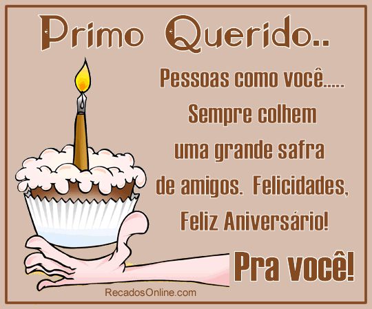 Aniversário de Primo - Imagens, Mensagens e Frases para Facebook