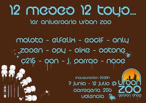 Primer aniversario de UrbanZoo « madeonvinyl.com - La Coctelera