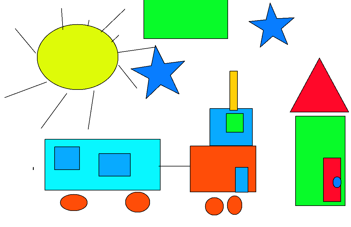 Primer año A. Escuela N° 3 Bella Unión: Dibujos utilizando figuras ...