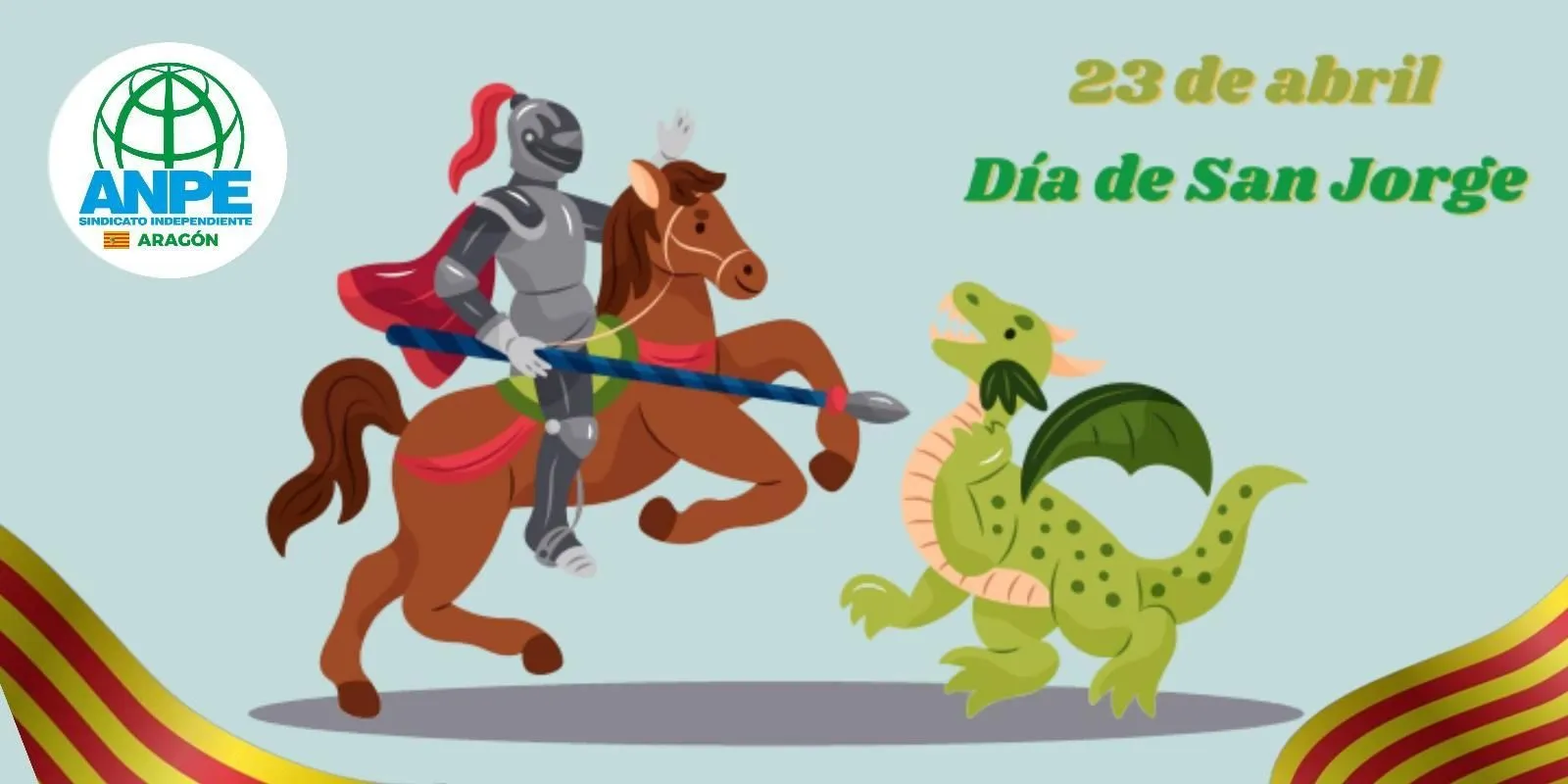 ANPE Aragón convoca el I Concurso de Dibujo e Imagen DÍA DE SAN JORGE |  Noticia -