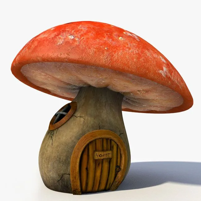 Anselmo Resa : Mushroom 3D - Hongo cartoon