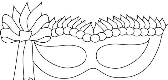 Antifaces de Carnaval para imprimir, recortar y pintar | Colorear ...