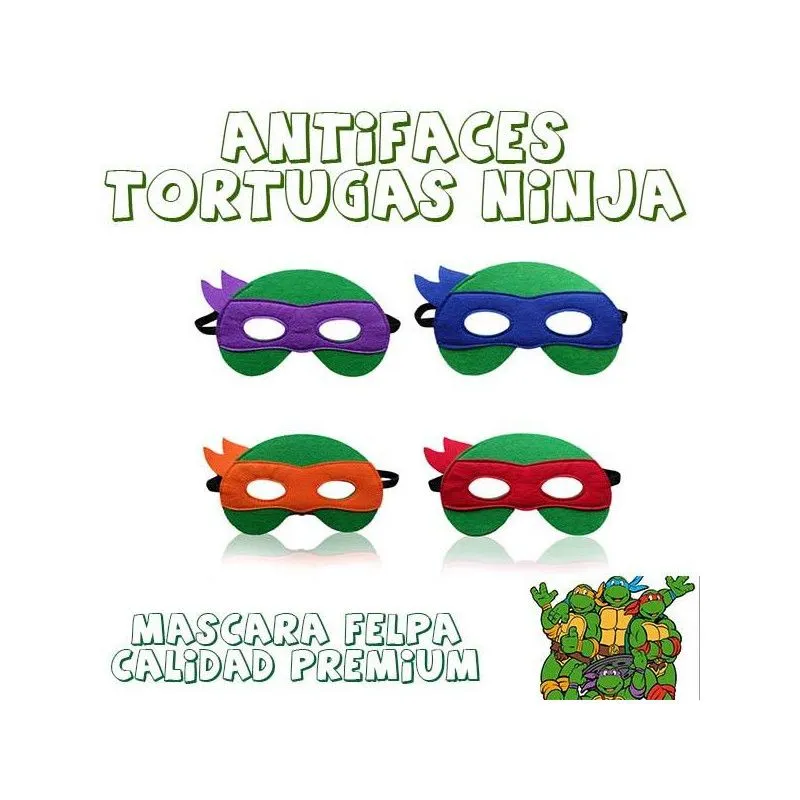 Antifaz tortujas ninja fiesta superheroes al mejor precio