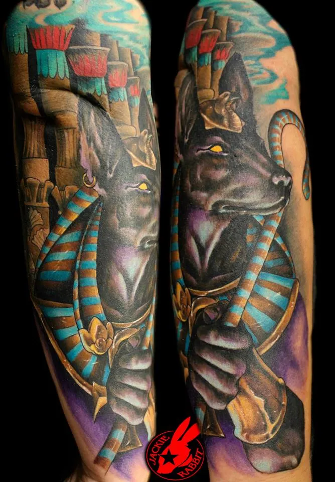 Anubis Dog Tattoo by Jackie Rabbit by jackierabbit12 on DeviantArt