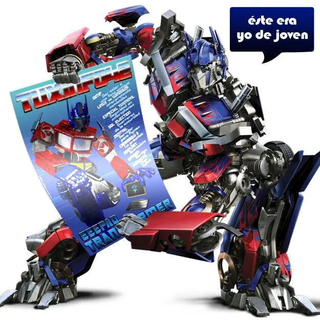 Optimus Prime en Tuxinfo 42 [Noticias] : Niel3D