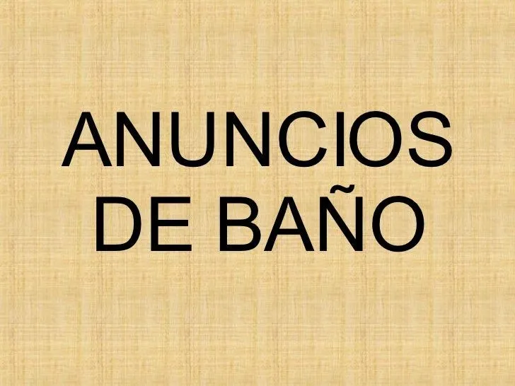 Anuncios De BañO