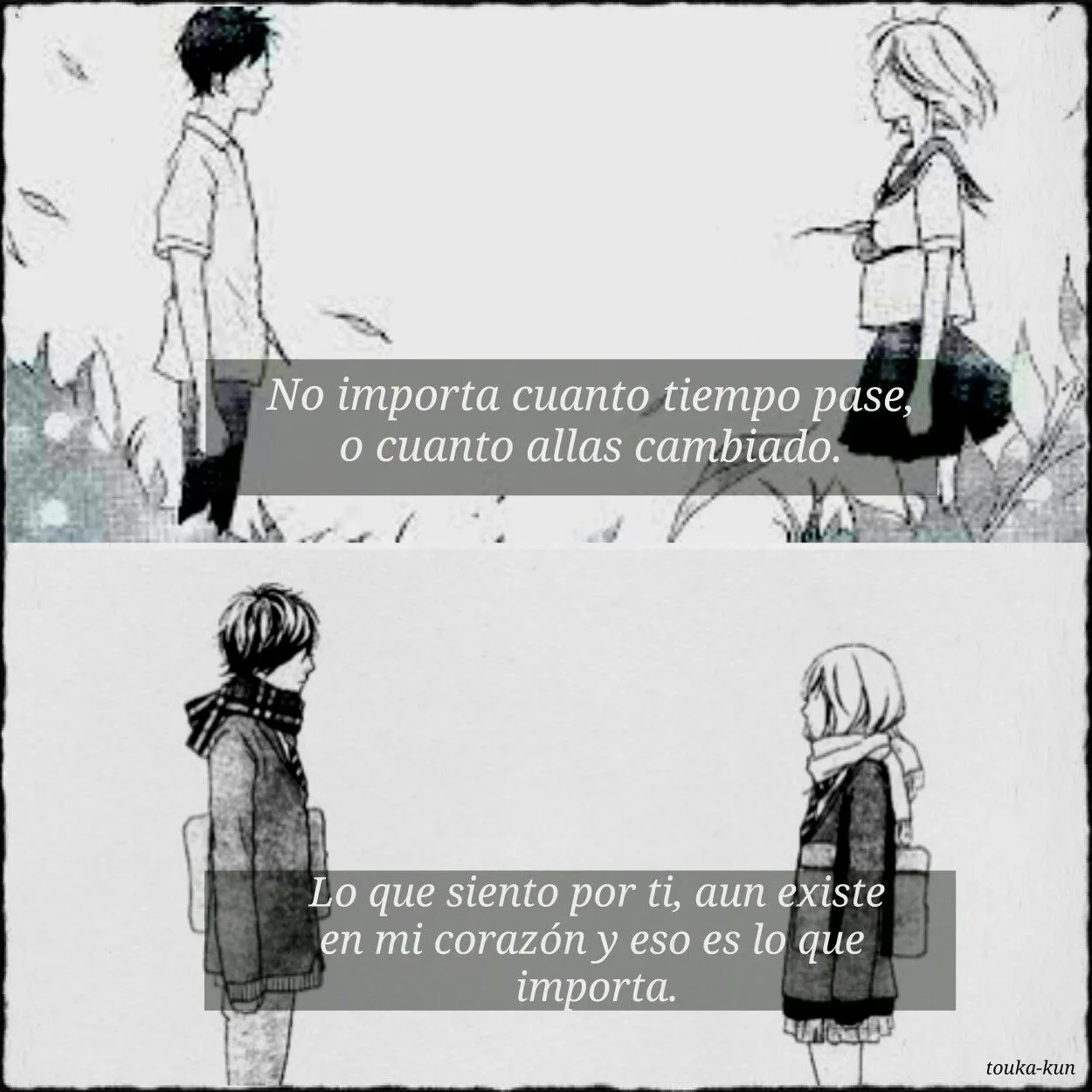 Ao Haru Ride frases anime by touka kun | collage animes con ...