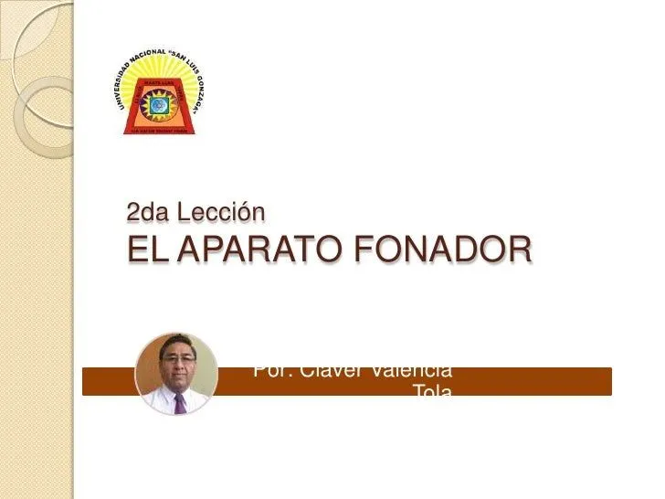 El aparato fonador