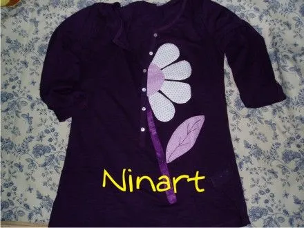 Aplicaciones camisetas patchwork - Imagui