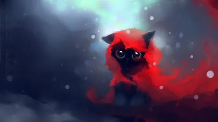 Apofiss pequeño gato negro papel pintado acuarelas #8 - Fondo de ...