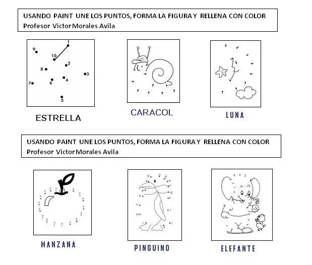 APOYO EDUCATIVO PRIMARIA SRL: COMPLETANDO FIGURAS con Ms Paint