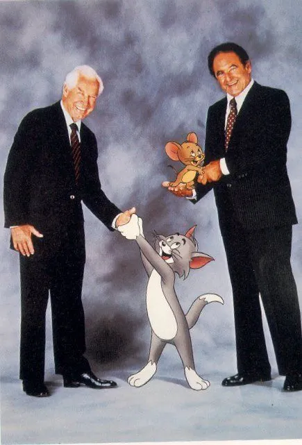 como podemos apreciar en las caricaturas de tom y jerry