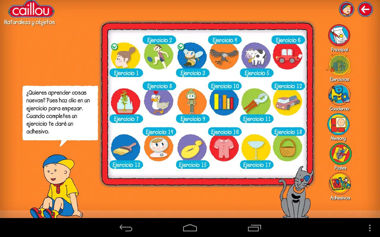 Aprende con Caillou - Aplicaciones de Android en Google Play