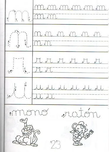 APRENDE A ESCRIBIR EN CURSIVA. EJERCICIOS DE CURSIVA PARA NIÑOS