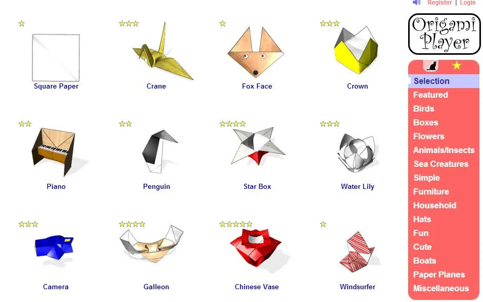 Aprende a hacer figuras de papel, paso a paso, en Origami Player ...