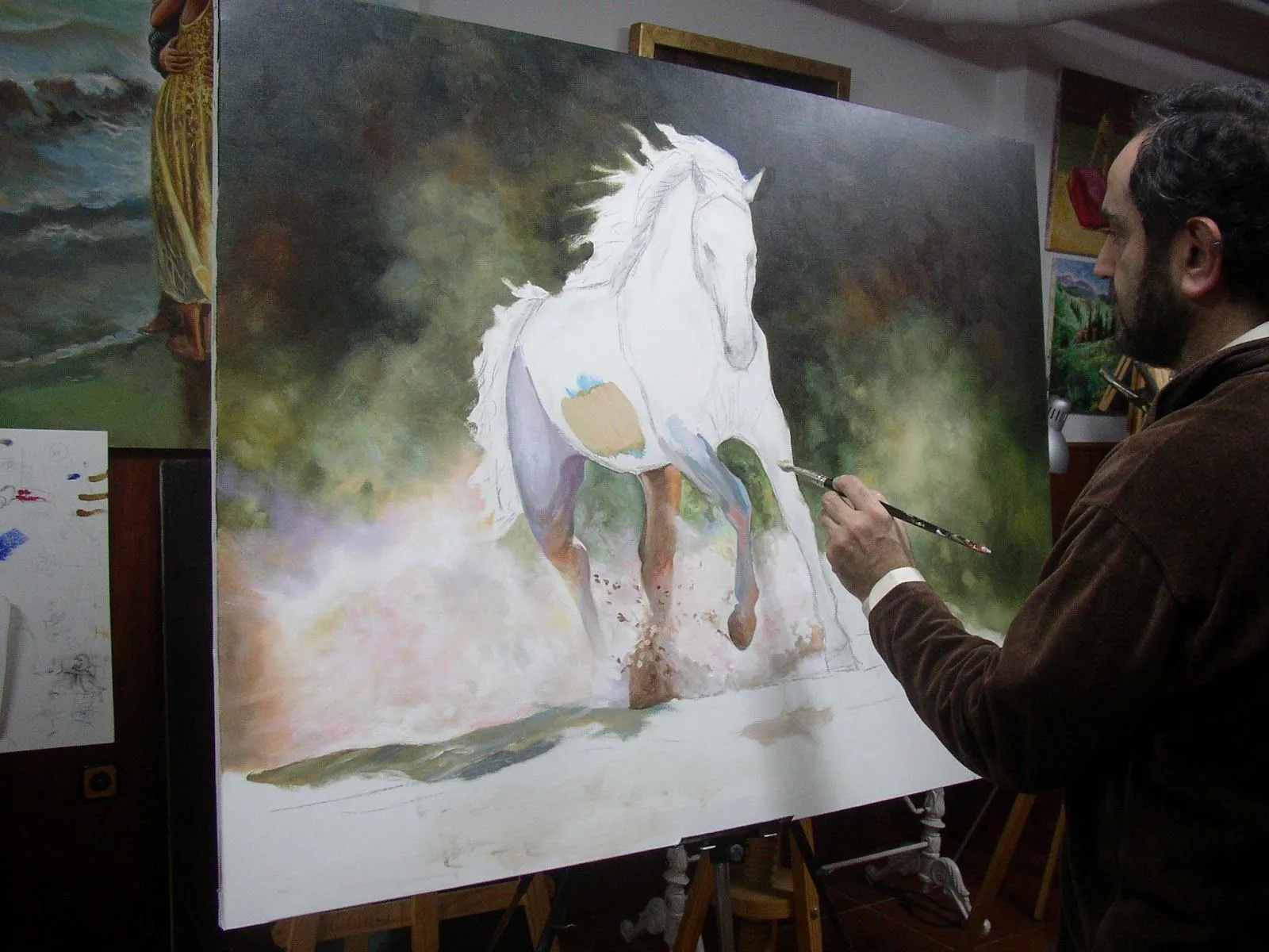 APRENDE A PINTAR: PINTANDO UN CABALLO