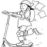 APRENDER A HACER TE APORTA COLOREAR DIBUJOS DE MONOPATINES CON EL ...