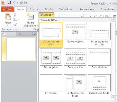 Aprendiendo PowerPoint: Diseño de la Diapositiva