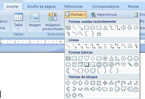 Aprendiendo Word: Formas y Cuadros de texto