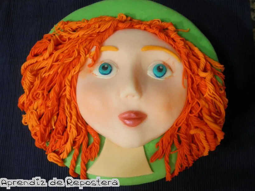 Aprendiz de Repostera: Tarta Princesa Merida (