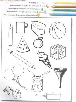 Aprendizagem Afetiva: DESENHOS E ATIVIDADES SOBRE FORMAS GEOMÉTRICAS