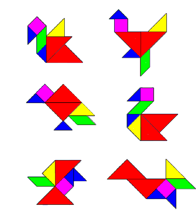 APRENDO Y CREZCO FELIZ : TANGRAM