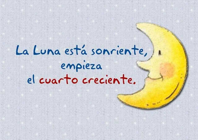 Las 4 fases de la luna para niños - Imagui