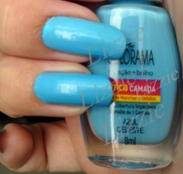 Aquarela Tropical – Azul Celeste X Cigarrete X Clean | Esmalte Sempre