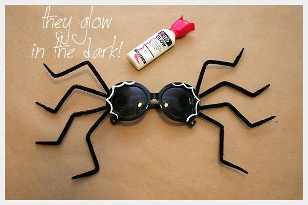 Araña Gafas de Sol - Manualidades para Hallowe ~ Un Mundo de ...