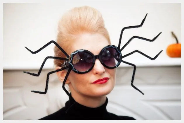 Araña Gafas de Sol - Manualidades para Hallowe ~ Un Mundo de ...