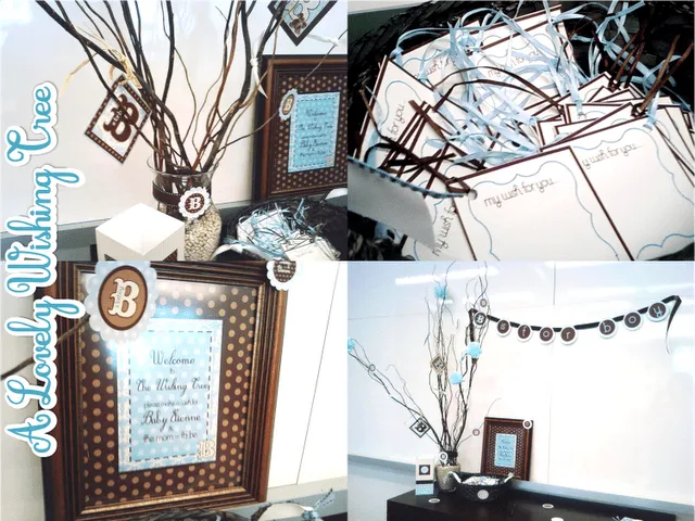 Árbol de los deseos para un Baby Shower