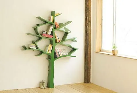 arbol Estantería infantil en forma de árbol