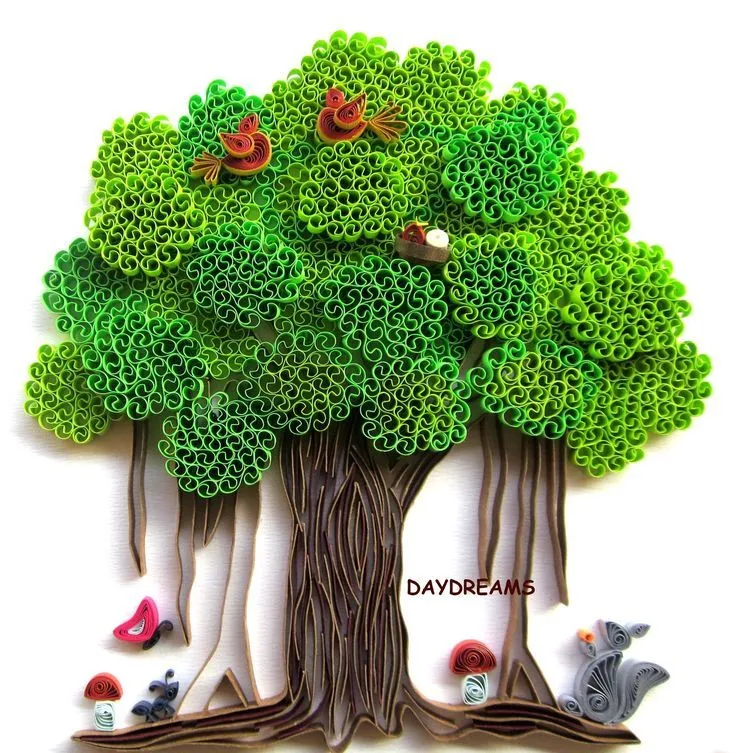 Árbol en filigrana ... Espectacular | Quilling | Pinterest