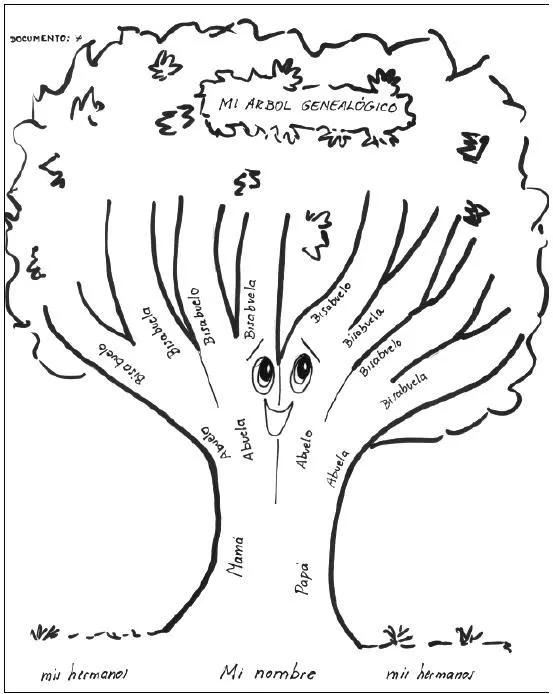 Dibujos de arboles genealogicos infantiles - Imagui